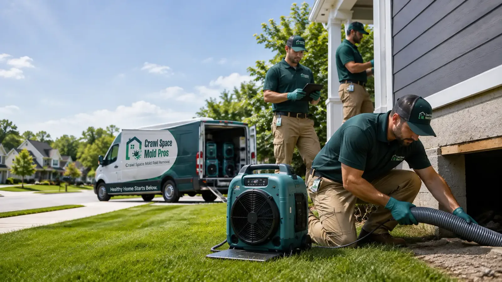 Crawl Space Mold Removal in Orchard, NE